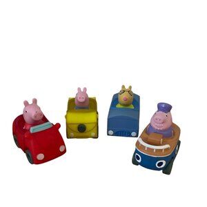 Peppa Pig and Friends Little Buggy Miniature Toy Car Set George Peppa Grandpa